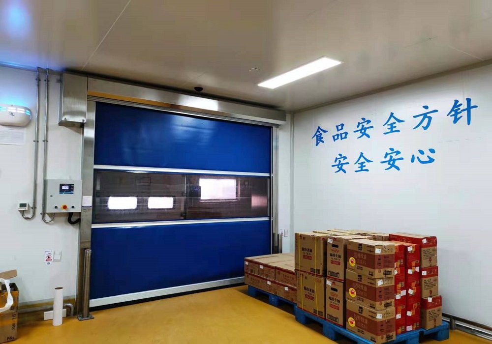 康師傅工廠車間打造一體化的自動(dòng)快速門通行系統(tǒng)