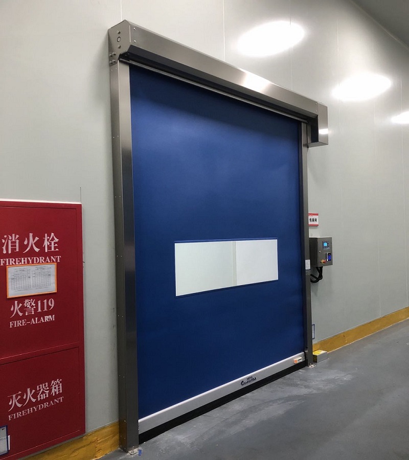  潔凈室快速門_無塵車間快速門_觀馬門業廠家定制