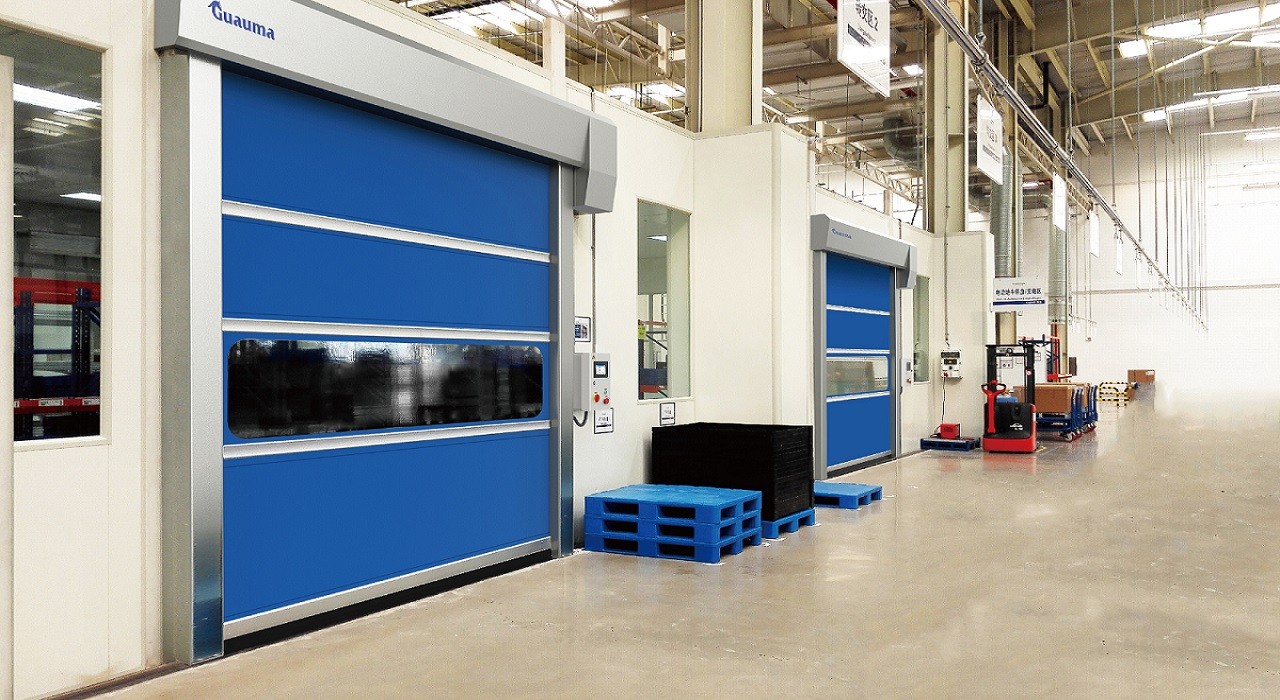 PVC快速卷簾門,軟簾快速卷簾門