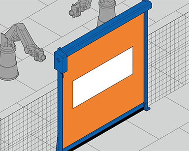 焊接車間防護(hù)門要求